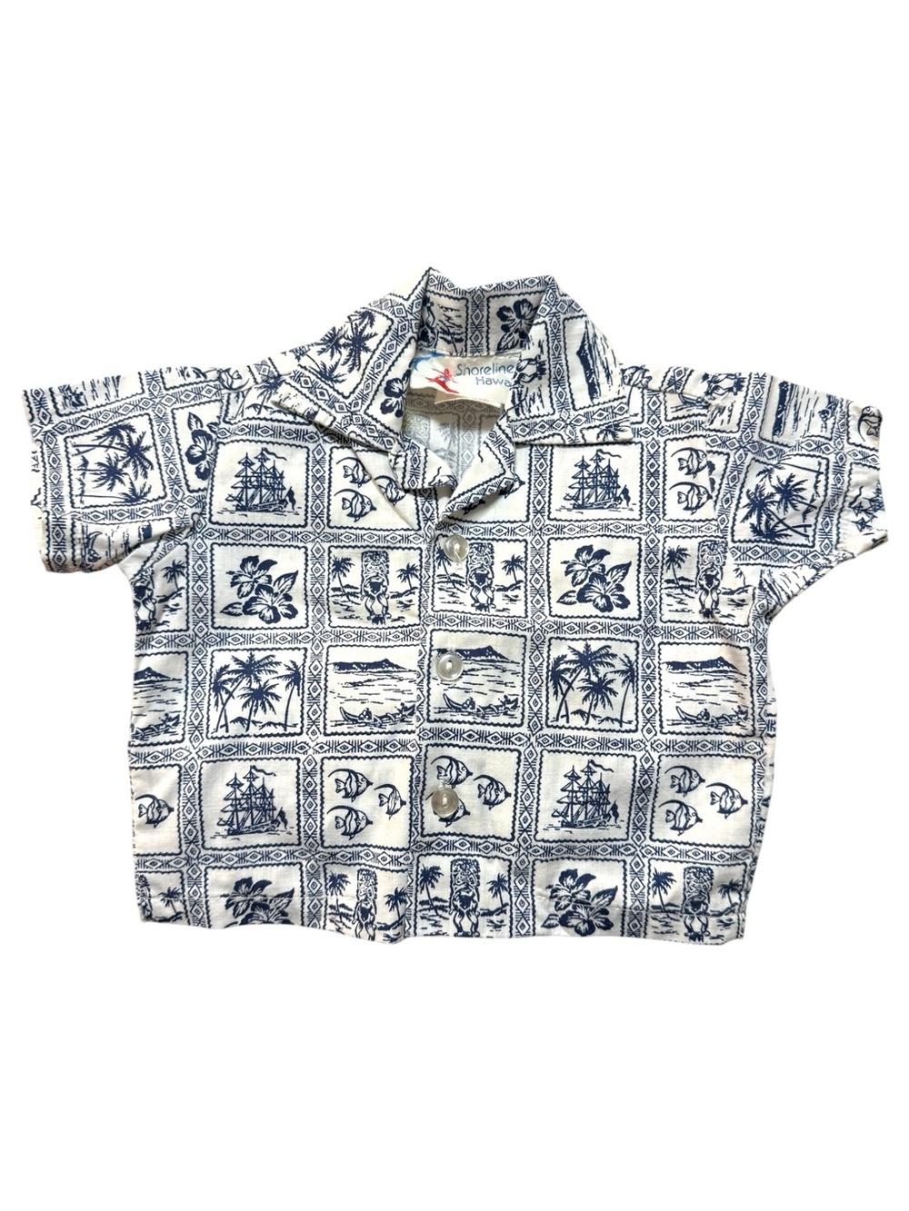 Baby Shoreline Hawaii Aloha Shirt 9mths